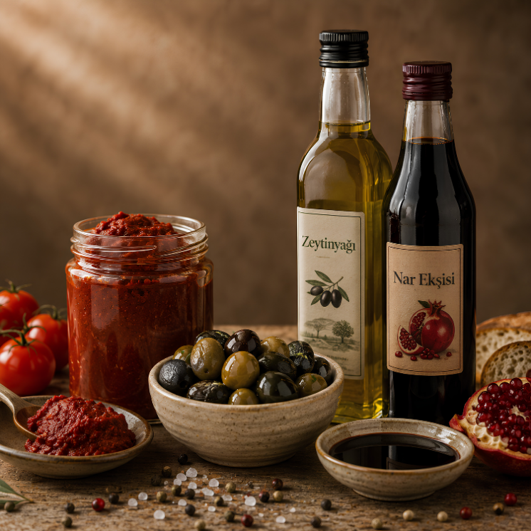 Salça & Zeytin ve Nar Ekşisi